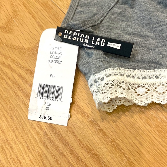 Design lab gray size XS bralet/camisole NWT - Picture 3 of 3